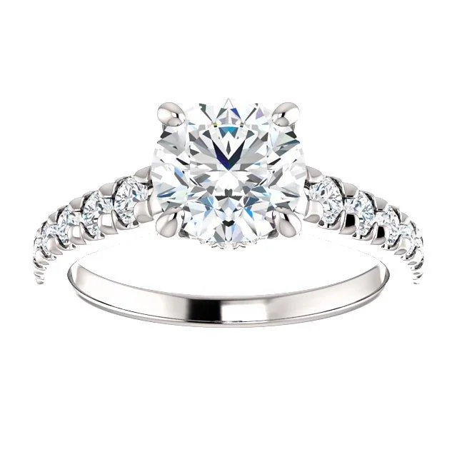 Contemporary engagement rings with geometric shapes and clean lines for modern brides -Alicia