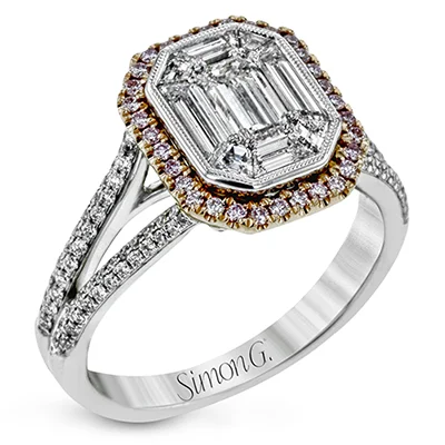 Best engagement rings with white gold settings for a modern, sleek look -Engagement Ring in 18k Gold with Diamonds