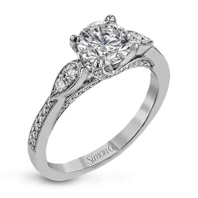 Affordable diamond engagement rings with excellent cut, clarity, and carat weight -Engagement Ring in 18k Gold with Diamonds