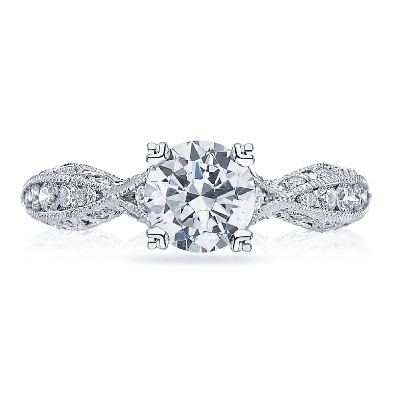 Antique engagement rings with intricate metalwork and heirloom-quality appeal -Round Solitaire Engagement Ring