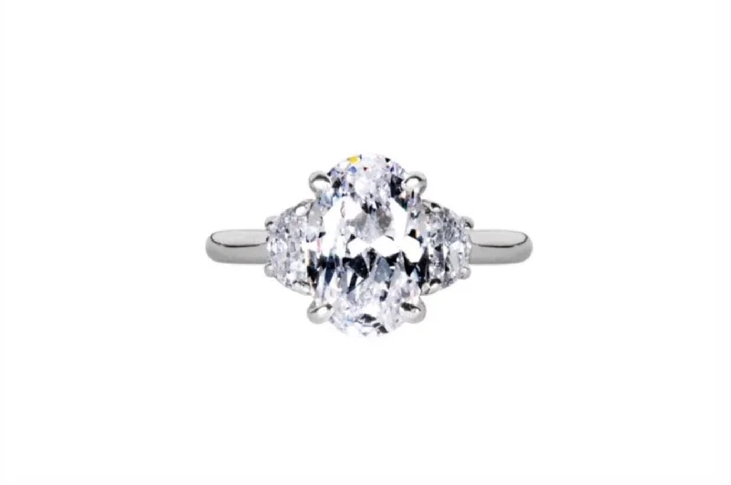 Vintage-inspired engagement rings with intricate detailing for romantic and nostalgic charm -The Amelia Ring (2.5 Carat)