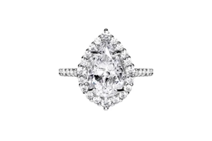 Affordable engagement rings with diamond center stones for budget-conscious brides -The Delilah Ring (2.2 Carat)