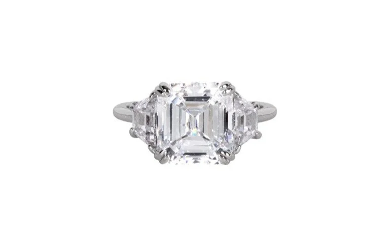 Engagement rings with asymmetrical designs for couples seeking non-traditional styles -The Remy Ring (2.75 Carat)