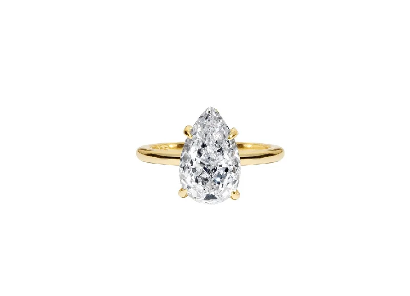 Engagement rings with bezel-set diamonds for sleek, contemporary looks and security -The Stella Ring (3 Carat)