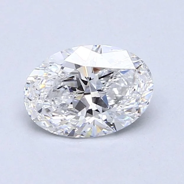 Diamond Rings with Zircon Highlight for Sparkling Look-0.80 Carat Oval Diamond