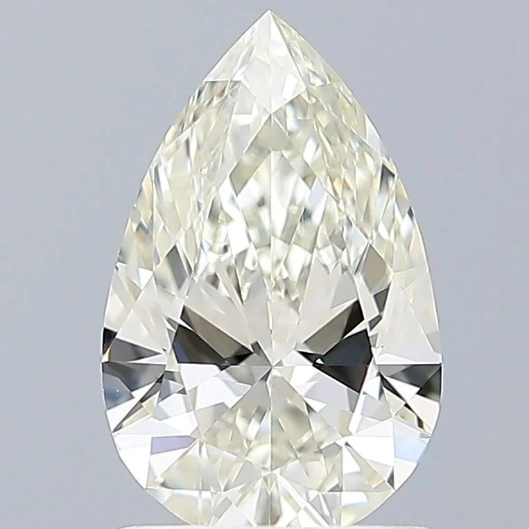 Stackable Diamond Rings for Trendy Style-1.00 Carat Pear Diamond