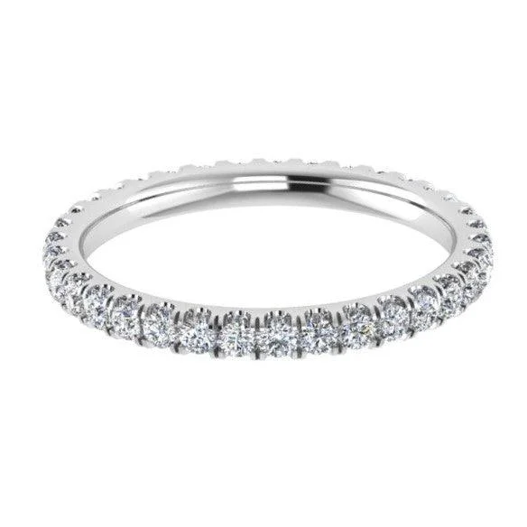 Diamond Rings with Moonstone Glow for Dreamy Aesthetics-Diamond Full Eternity Ring 0.76 ct. tw