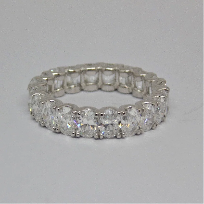 Diamond Rings for Toddlers' Toy-Mixed Shape Diamond Eternity Band in Platinum