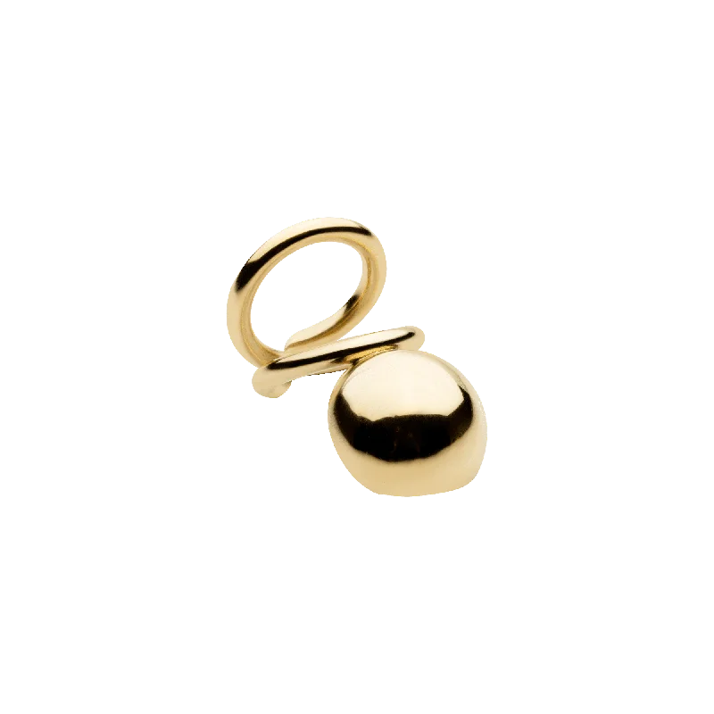 Rings perfect for travel with light wear -Bulky Sirius Ring Gold Plated