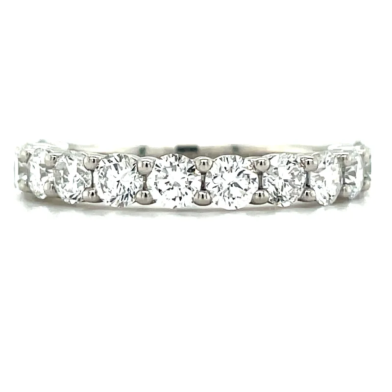 Diamond Rings for Mother's Day-Platinum 1.48ct Laboratory Grown Diamond Eternity Ring